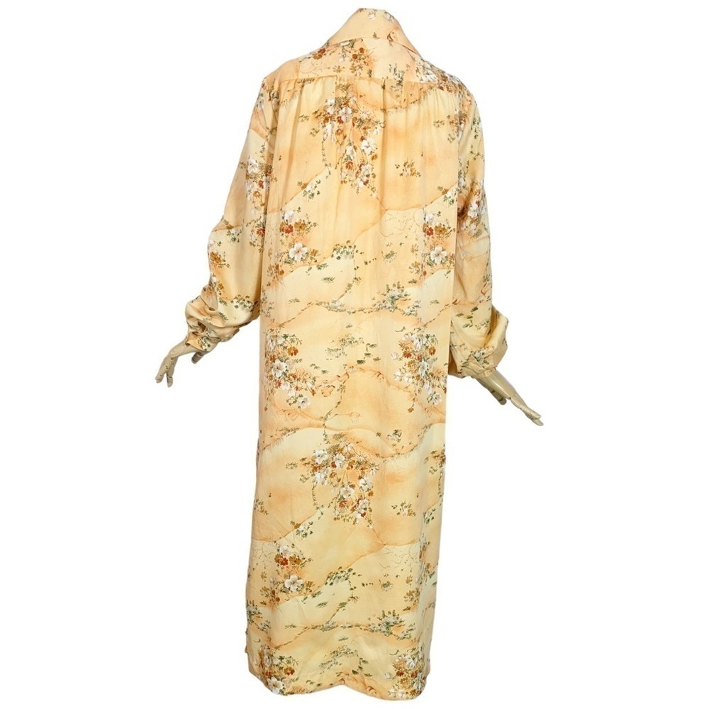 Vintage Kimo's Polynesian Shop Floral Hawaiian Maxi Dress Size 12 - Picture 3 of 11
